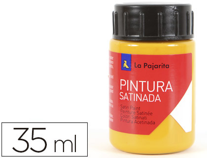 Pintura látex La Pajarita amarillo medio 35ml.